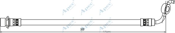 APEC BRAKING Bremžu šļūtene HOS4129